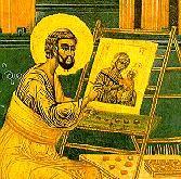 Luke the Apostle Paints the Icon of the Virgin