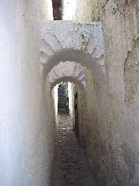 A narrow passage in Szentendre