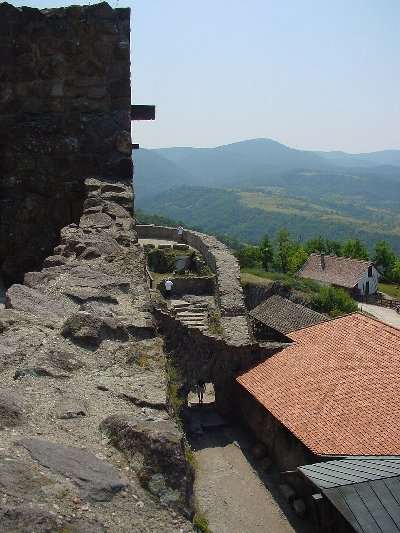 View from the walls of the castle