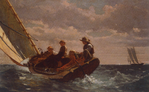 Winslow Homer "Breezing Up"
