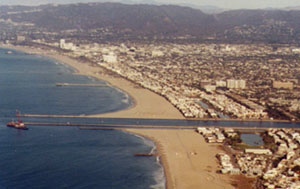 beach at Santa Monica