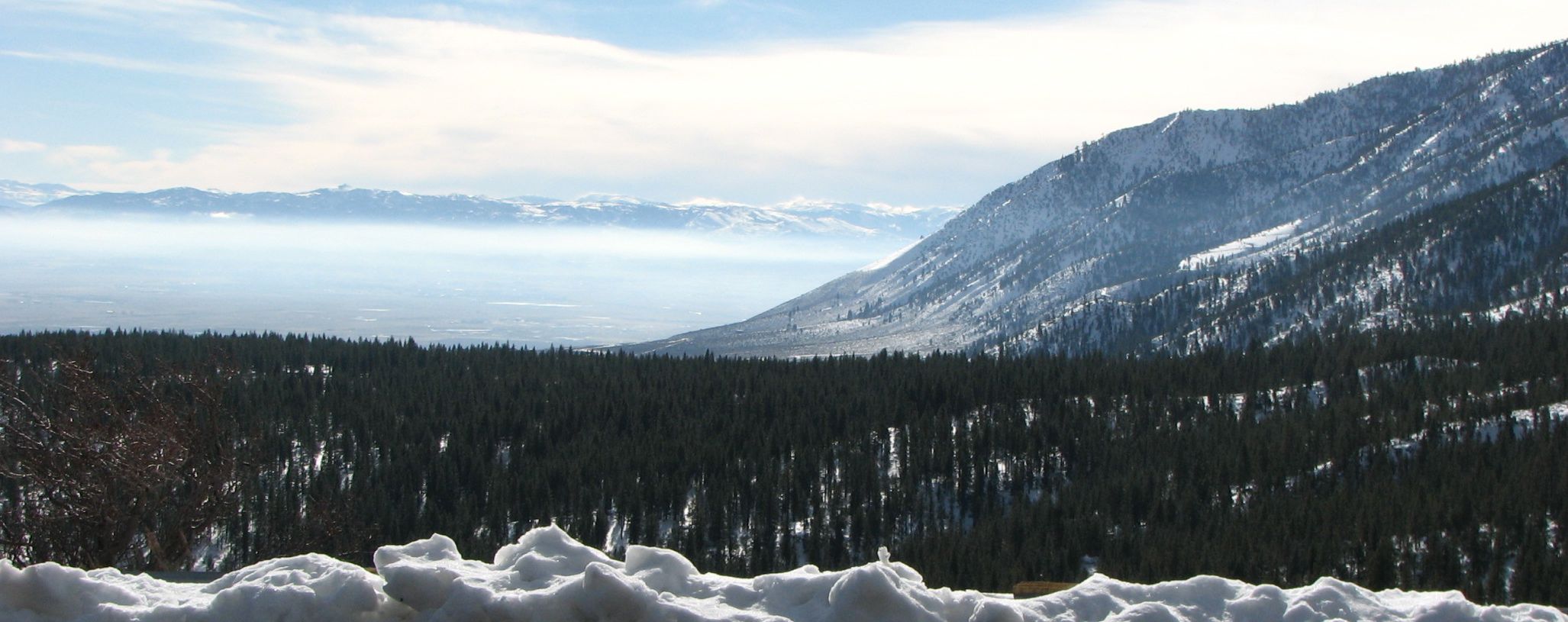 Sierra's slop to Nevada