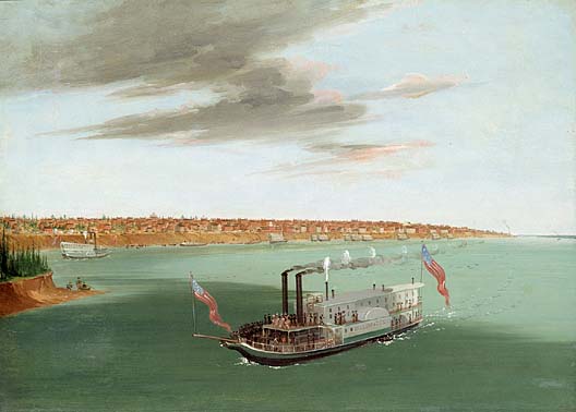George Catlin's steamboat at ST. Louis