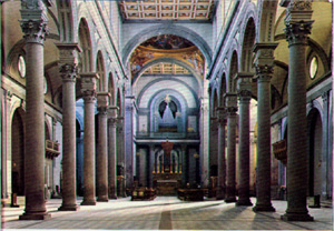 Interior of Firenze cathedral
