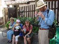 A snack in Szentendre