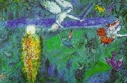 Chagall:  Adam and Eve Expelled from Paradise