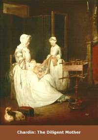 Chardin: The Diligent Mother