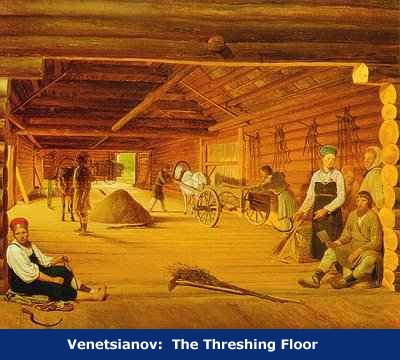 Venetsianov: The Threshing Floor