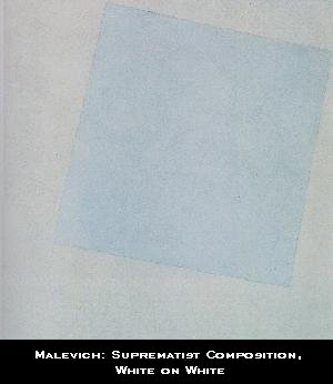 Malevich: Suprematist Composition, White on White