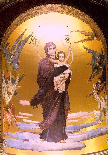Vasnetsov: The Mother of God with the Infant Christ, 1880-90s