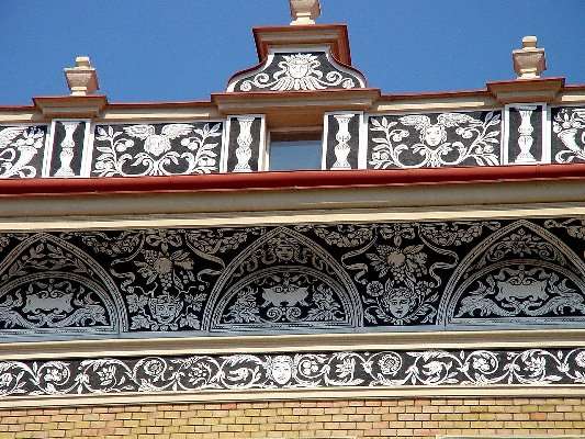 Facade decoration in Mala Strana