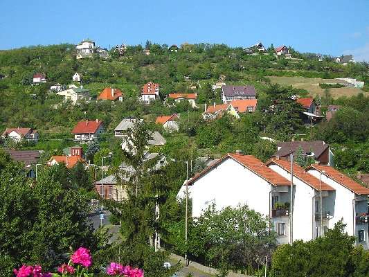 The view of residential area