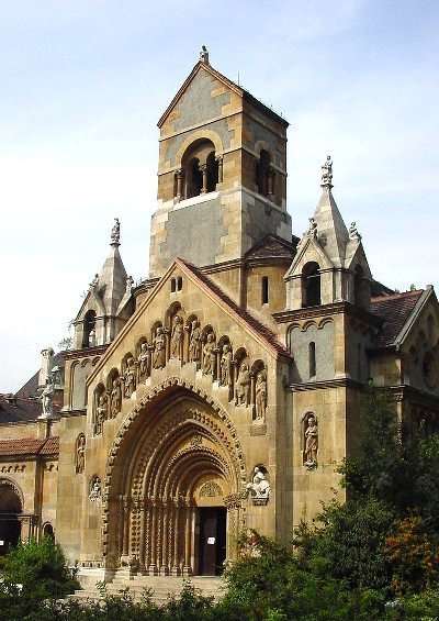 The chapel in the Vajdahunyad Castle