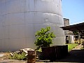 Bulk molasses tanks, for export to Trinidad for rum making.
