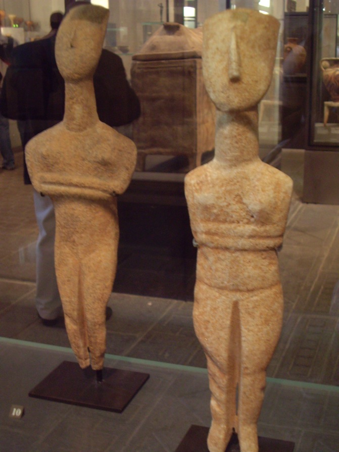 female sculpture 2700 BCE