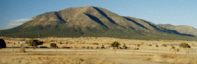 Arid mountain in New Mexico