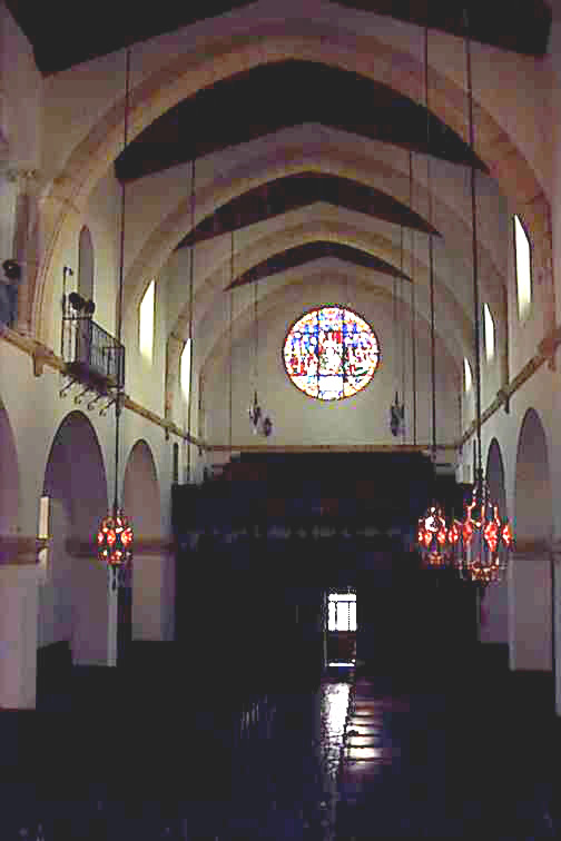 Interior of the Knowles Memorial Chapel