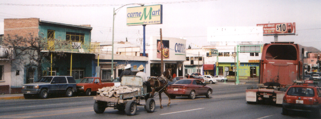 Street in Chihuahua, Mexico