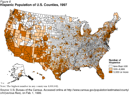 Latino population in the USA