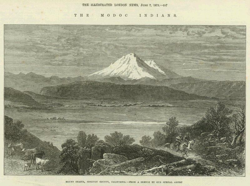 Mount Lassen, a volcano