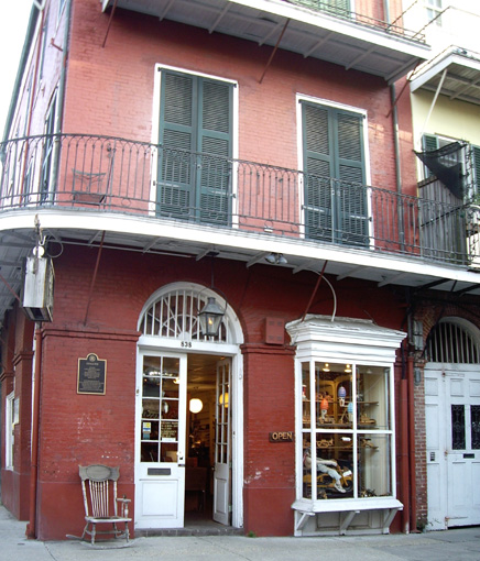 The oldest extant building in New Orleans French Quarter