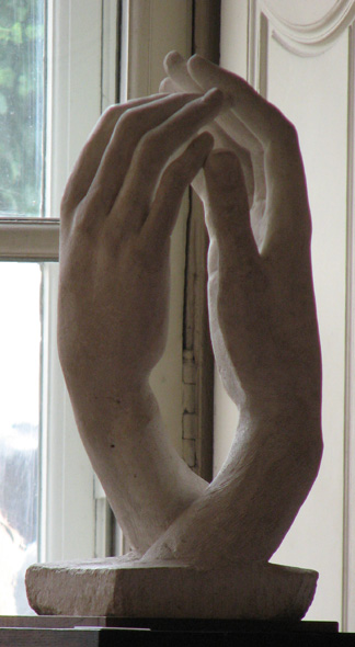 Rodin's sympathetic hands