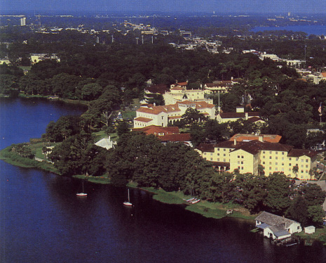 Rollins campus from east to west.