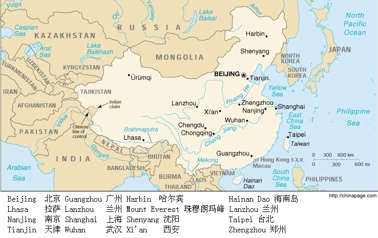 chinese map