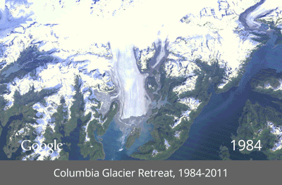 Glacial retreat