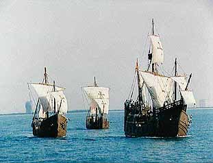 Columbus' ships