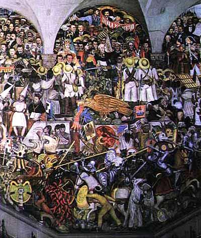 Diego Rivera on the conquest