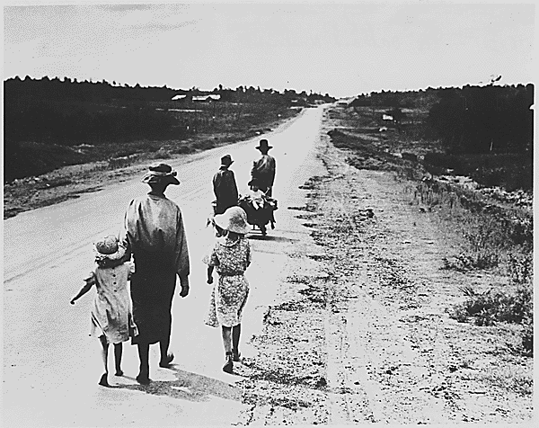 dustbowl refugees photo