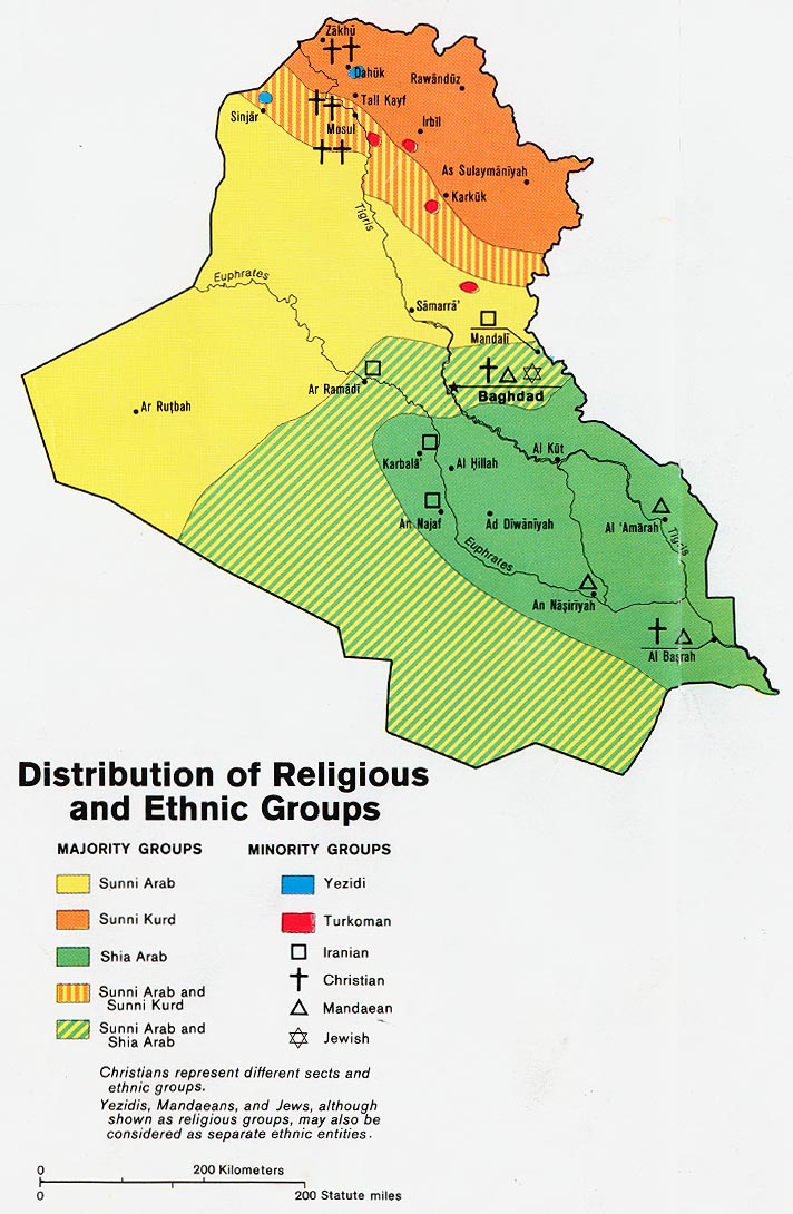 Iraq's ethnic mix